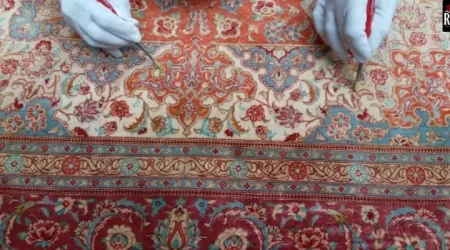 Important tips for the care of silk carpet