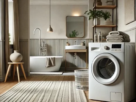 Badteppiche in der Waschmaschine waschen1