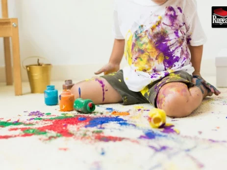 How to remove gouache from a carpet?