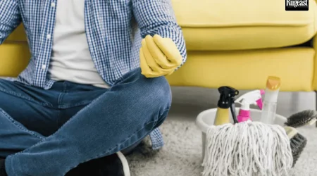 Cleaning a Carpet with Laundry Detergent