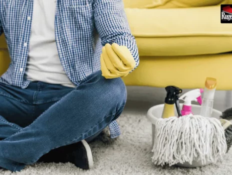 Cleaning a Carpet with Laundry Detergent