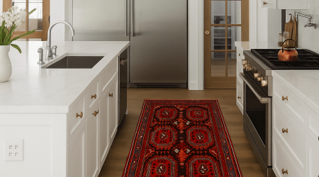handmad kitchen rug-rugeast