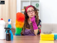 Haartönung aus Teppich entfernen